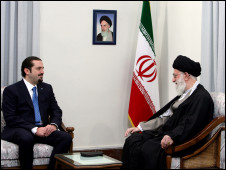 خامنئي والحريري