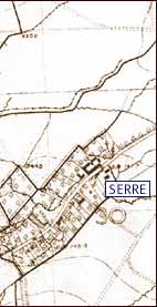 Sheffield Park - map of the battleground at the time of the Somme