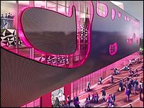 An artists impression of The Public