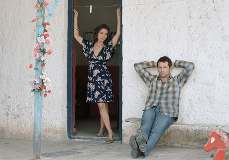 Nia Roberts and Matthew Rhys in Patagonia.