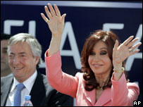 Néstor Kirchner e Cristina Fernández de Kirchner