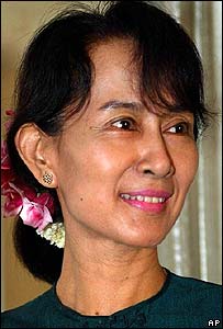 Představitelka barmské opozice Aun Schan Su Ťij