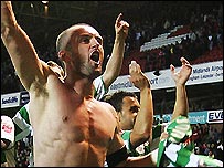 Yeovil celebrate victory