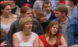 Some of the crowd at Music Live 