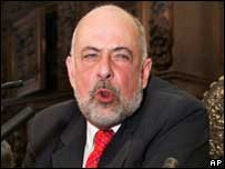 O diplomata brasileiro Manoel Gomes Pereira, integrante da delegação brasileira que veio a Londres