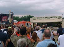 One of the food vans