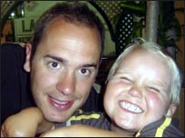 Henry with his father Simon