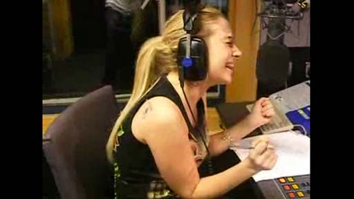 Tulisa from N-Dubz impersonates a chipmunk