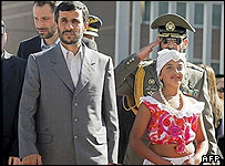 محمود احمدی نژاد در اکوادر