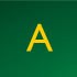 The letter A