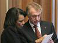 Кондоліза Райс і Володимир Огризко