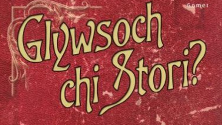 Rhan o glawr y llyfr