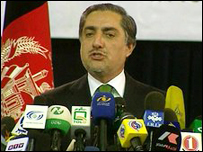 Абдула Абдула, головний опонент Хаміда Карзая