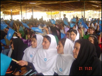 نمای از محفل مسابقه صلح