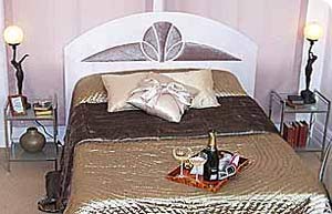 Art deco style bedroom
