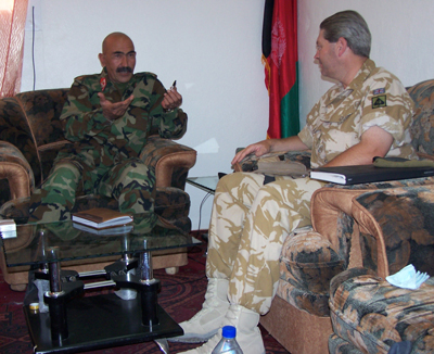 ډگروال کاريو هتيډي او جنرال غلام محي الدين