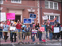 Biểu tình ủng hộ Obama