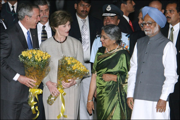 बुश की भारत यात्रा