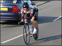 Cyclist Paul Brehaut