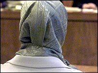 Türban takmış kadın