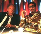 Ali G mixes it with the PM