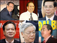 Các lãnh đạo đảng, quốc hội và nhà nước Việt Nam