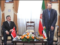 علی لاريجانی و عبدالله گل