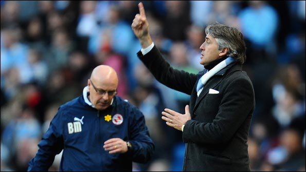 Manchester City boss Robert Mancini