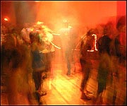 Everything's gone orange at Sounds of the Suburbs