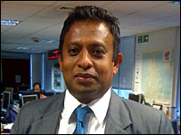 Deputy Speaker Chandima Weerakkody in London (photo: Saroj Pathirana)