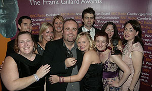 The Radio Manchester team at the Frank Gillard Awards