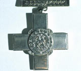 A symbol of gallantry. The George Cross medal