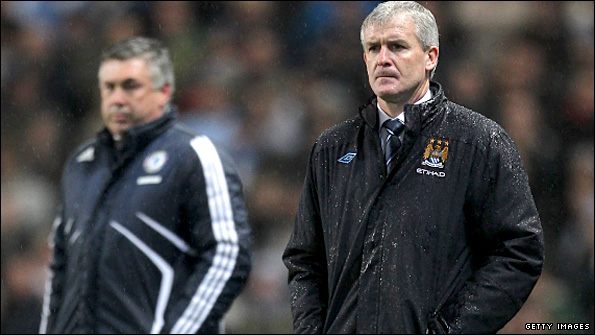 Carlo Ancelotti and Mark Hughes