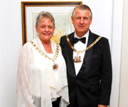 The Mayoress Mrs Hilary Betts & Mayor Nigel Betts