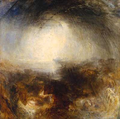 Shade and Darkness - the Evening of the Deluge by J.M.W. Turner