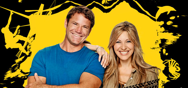 Steve Backshall and Naomi Wilkinson