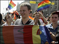 Parada do Orgulho Gay em Moscou