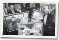 Y murluniau gorffenedig