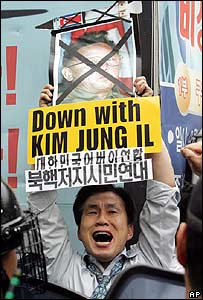 Người biểu tình chống Bắc Hàn