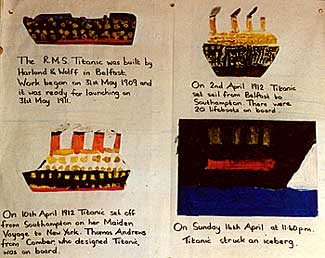 Display by P4 pupils of Andrews Memorial PS, Comber