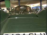 Close up of car bonnet