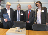 Boris Johnson meets campaginers and the architect
