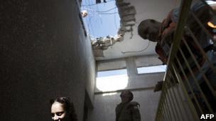 Casa israelense alvejada por foguete do Hamas