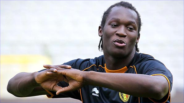Lukaku's physical attributes have seen him compared to Didier Drogba. Pic: Getty Images.