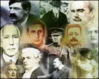 Montage of faces from this period of Irish history