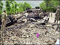 कश्मीर में विस्फोट