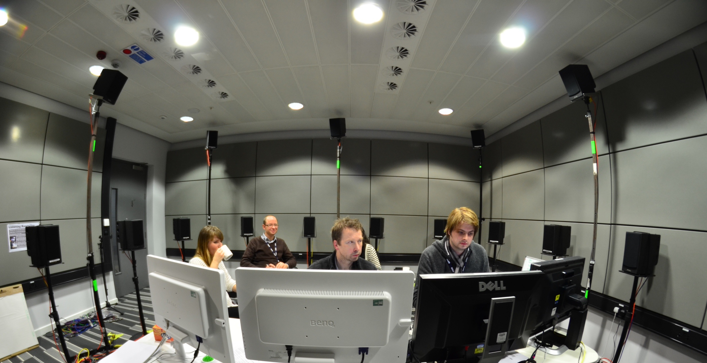 Mixing Pinocchio in BBC R&D's Listening Room