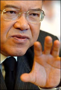 O diretor-geral da OMC, Supachai Panitchpakdi