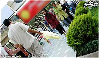 پرسه زنی بچه های تهرانی جمعه شب