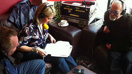 Deke Leonard with Jamie and Louise